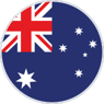 Australia Flag Oval